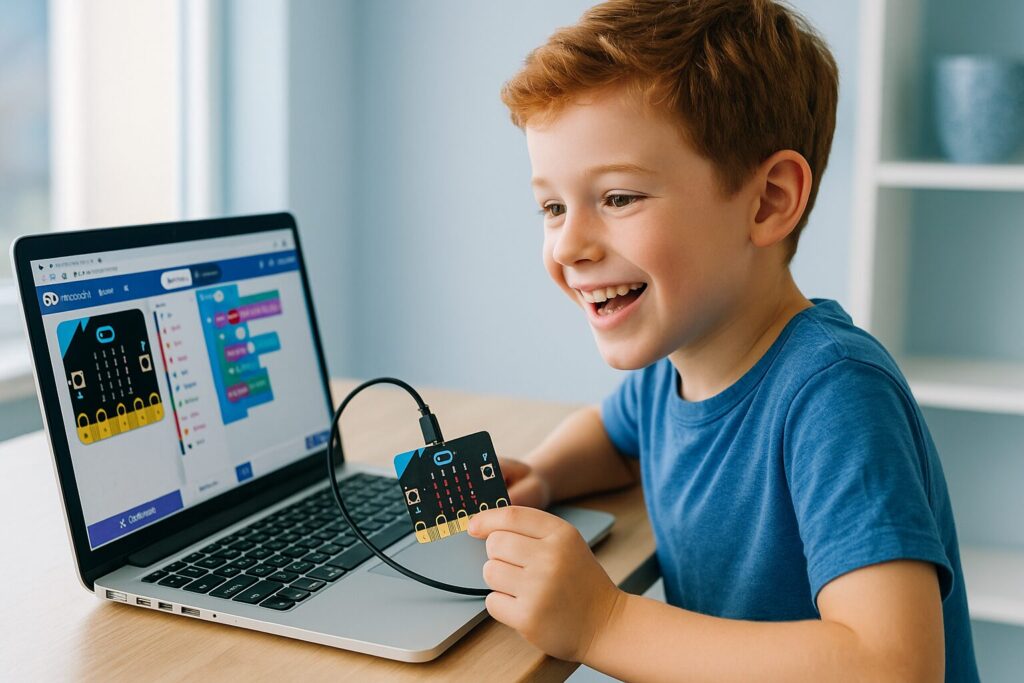 マイクロビットのMakeCodeエディターの操作方法